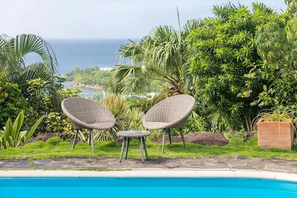 Villa Jasmine, Large Vue Mer, Sans Vis A Vis Deshaies