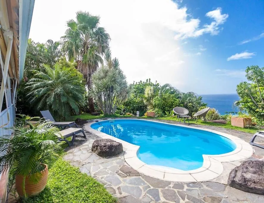 Villa Jasmine, Large Vue Mer, Sans Vis A Vis Deshaies