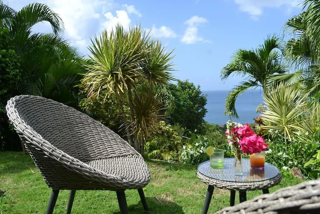 Villa Jasmine, Large Vue Mer, Sans Vis A Vis Deshaies 0*,