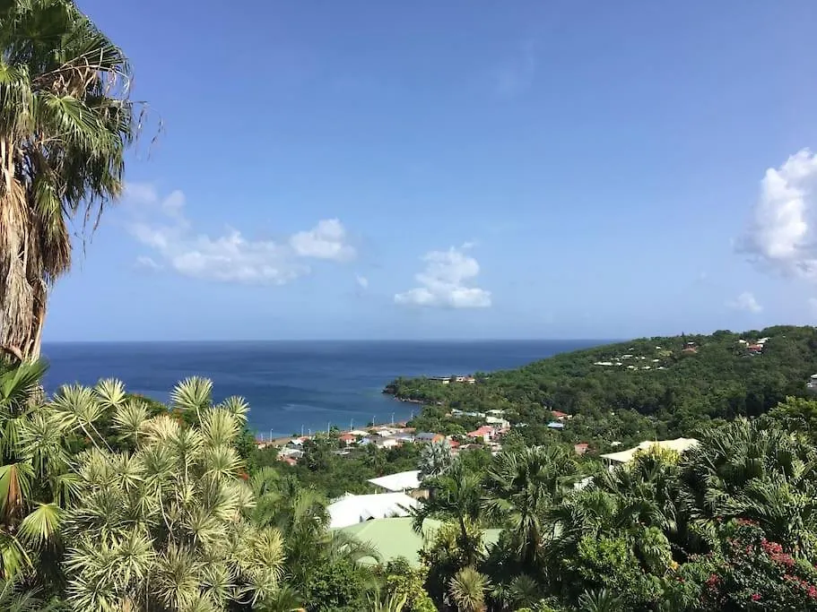 Villa Jasmine, Large Vue Mer, Sans Vis A Vis Deshaies