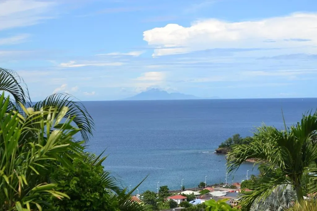 Villa Jasmine, Large Vue Mer, Sans Vis A Vis Deshaies